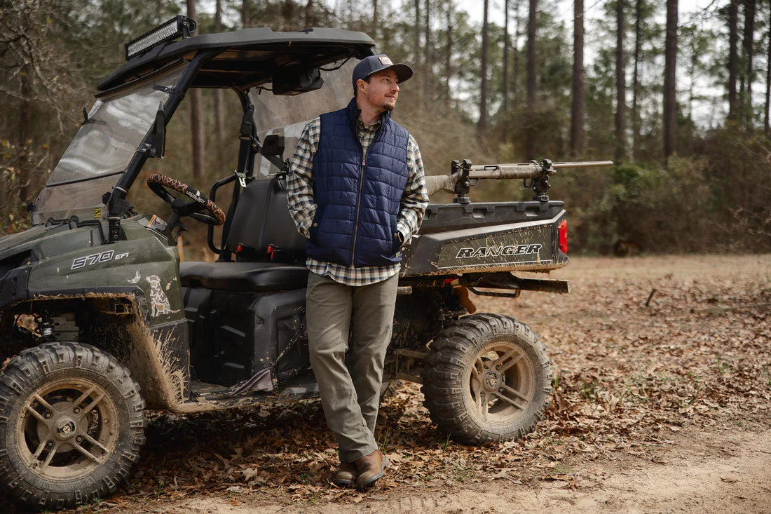 Brick Quilted Vest | Local Boy Outfitters