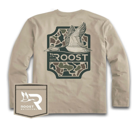 Youth Roost Camo Shield L/S | Roost Waterfowl