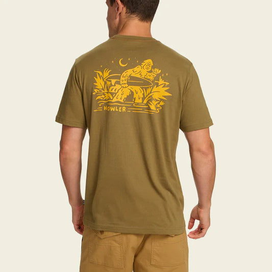 Squatch Rider T-Shirt in Ivy Green | Howler