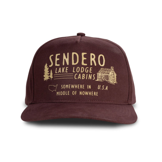 Sendero Lodge Hat in Maroon | Sendero