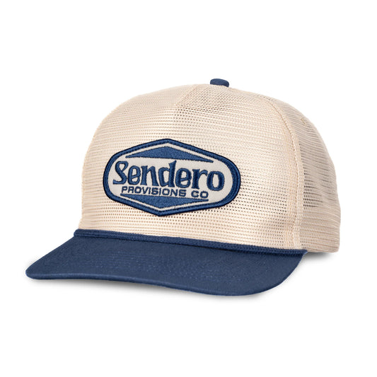 Sendero Supply Hat in Cream/Navy | Sendero