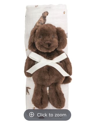 Lab Swaddle & Rattle | Mud PIe