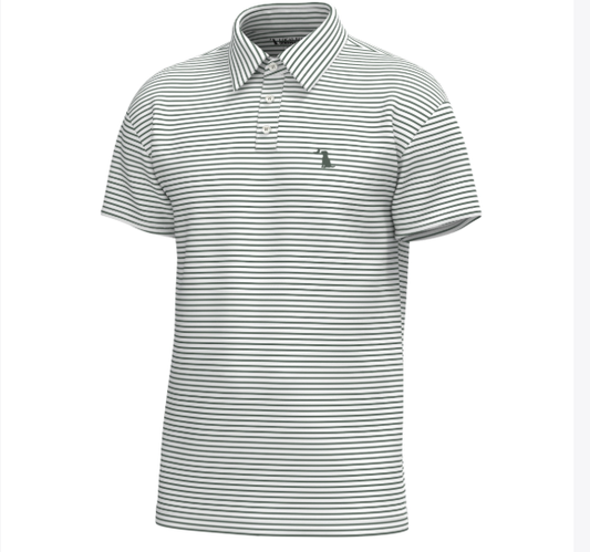 Edisto Polo - Duck Green and White