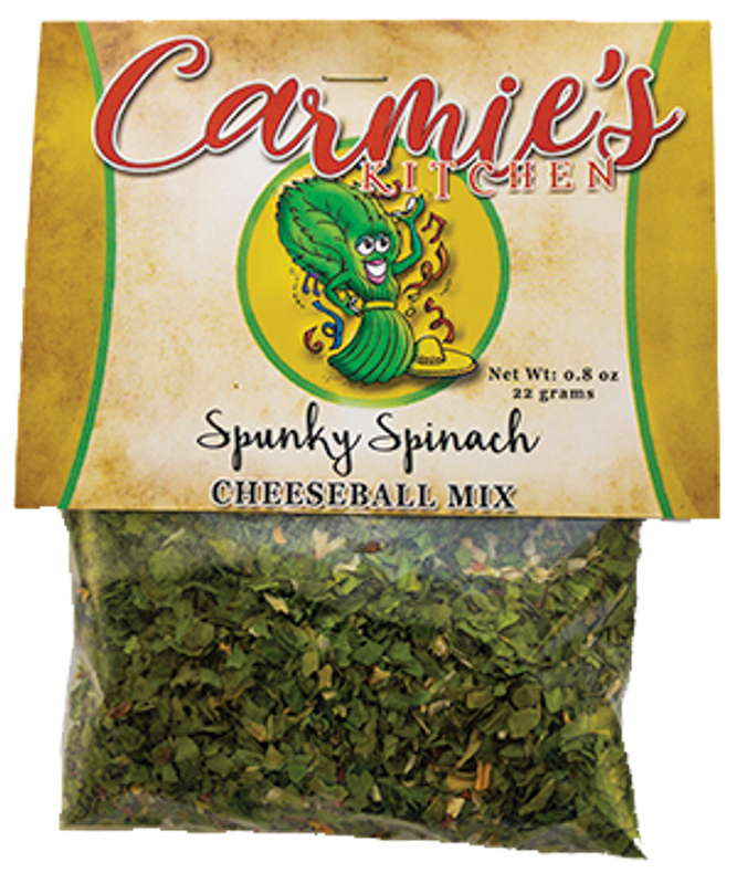 Spunky Spinach Cheeseball Mix | Carmie's Kitchen