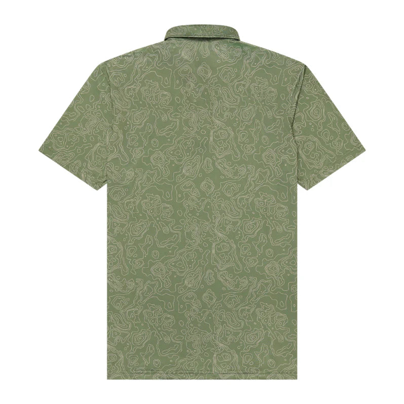 Big Bend Topo Polo in Agave | Texas Standard