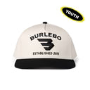 Youth 3D Flying B Logo Cap in Cream | Burlebo