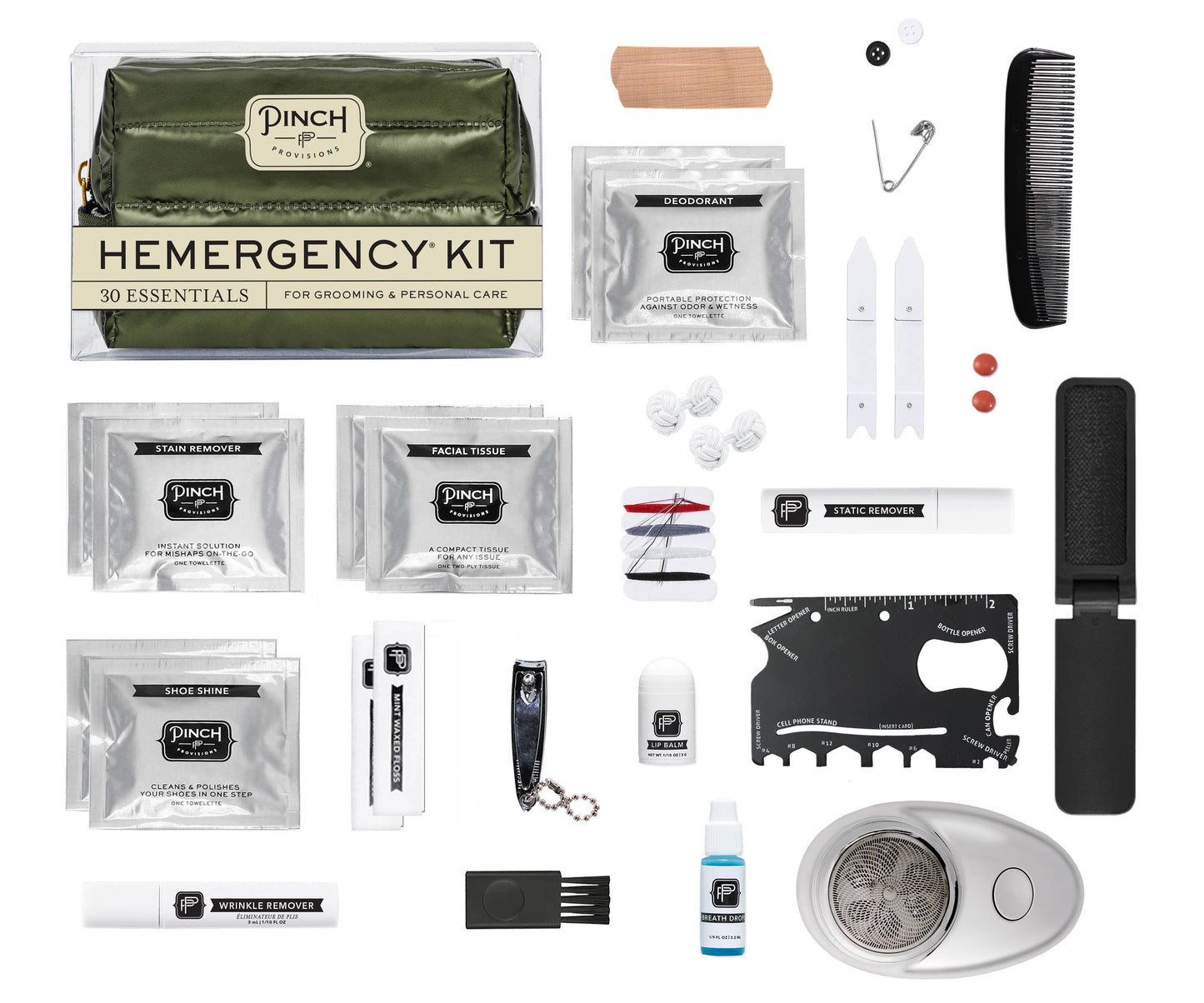 Hemergency Kit | Puffer, Men's, Holiday, Christmas Gift in Blue | Pinch Provisions