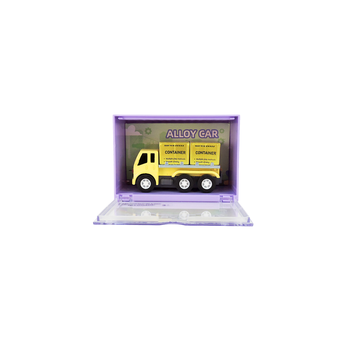 Rollin' Large Diecast Pull-Back Truck in reusable container