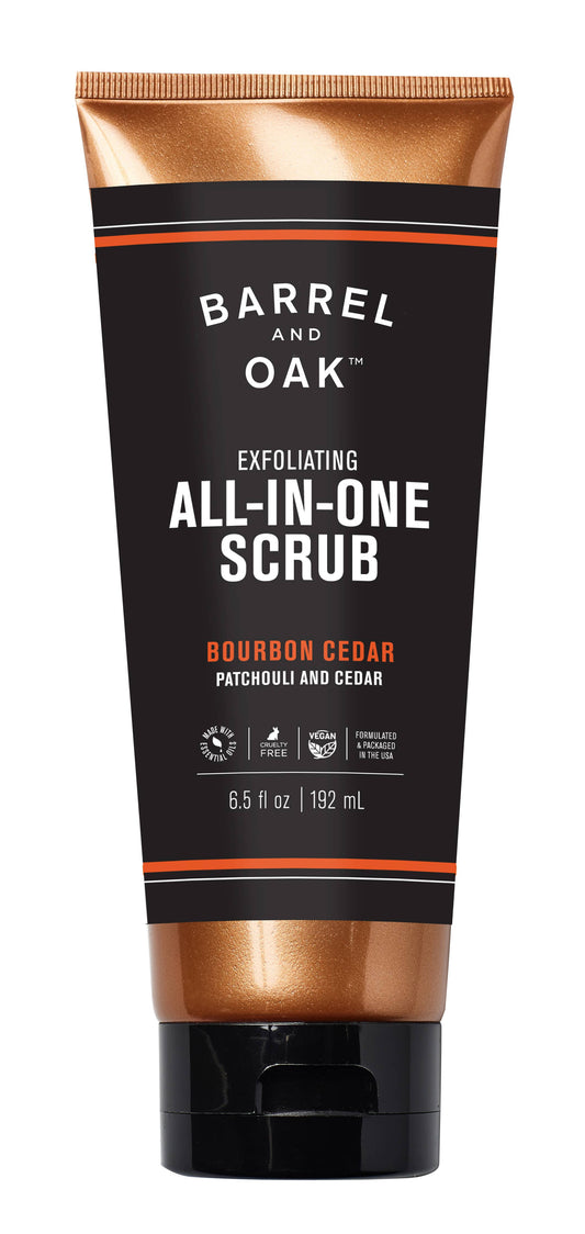 Exfoliating All-In-One Scrub - Bourbon Cedar 6.5 fl oz