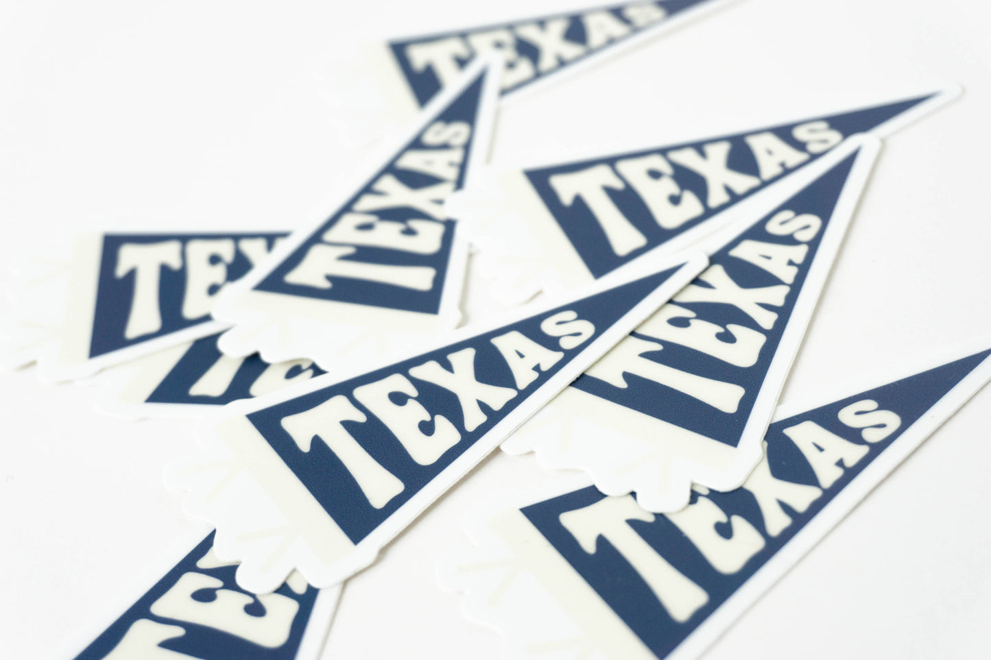 Texas pennant sticker