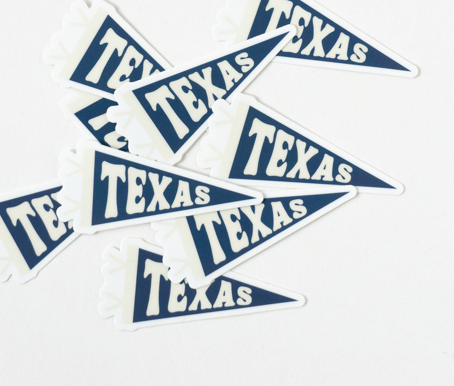 Texas pennant sticker