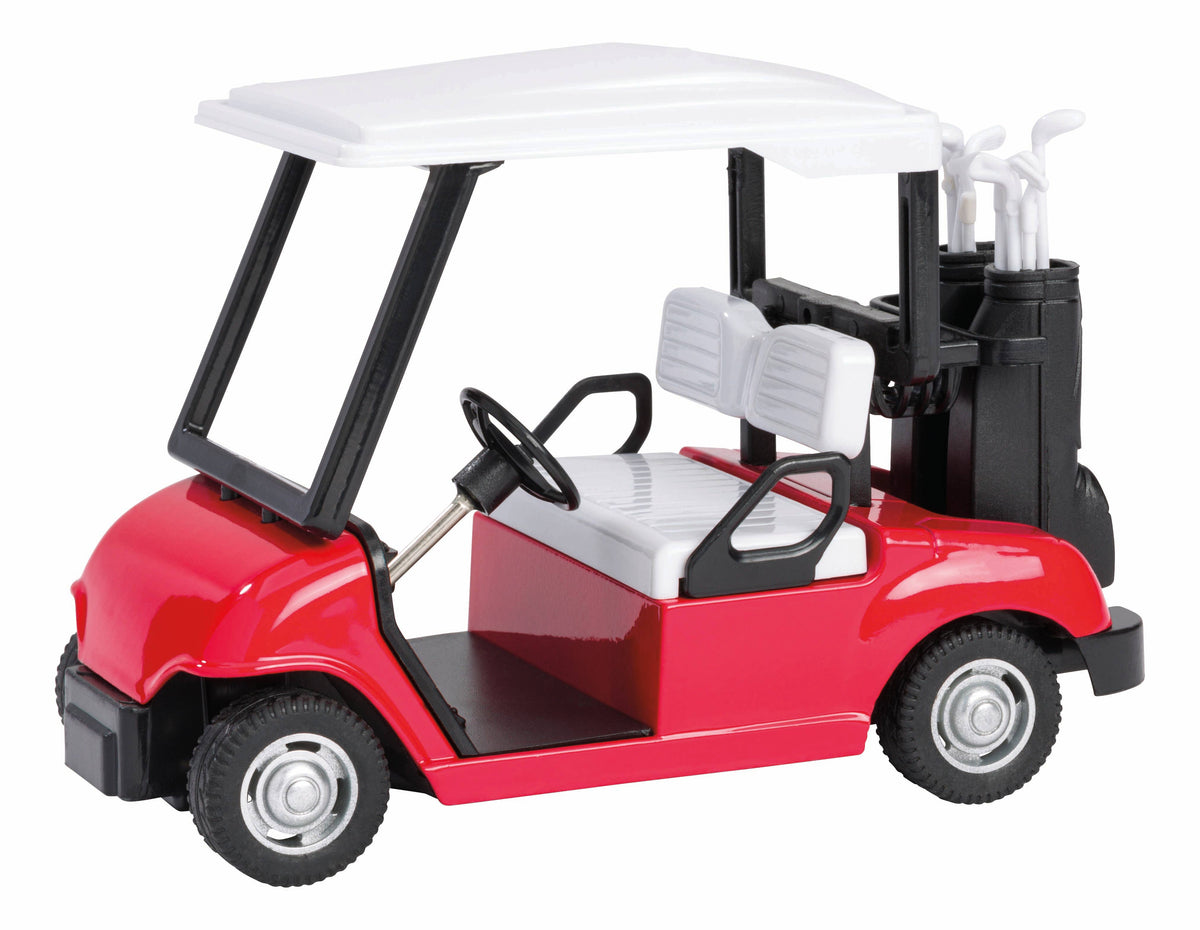 Rollin' Pull-Back Golf Cart-Toy Car, Die Cast | Toysmith