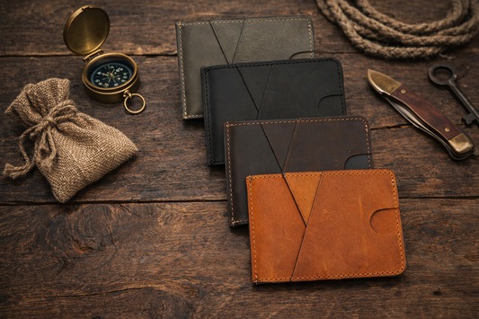 Leather Money Clip Wallet | American Leather Goods