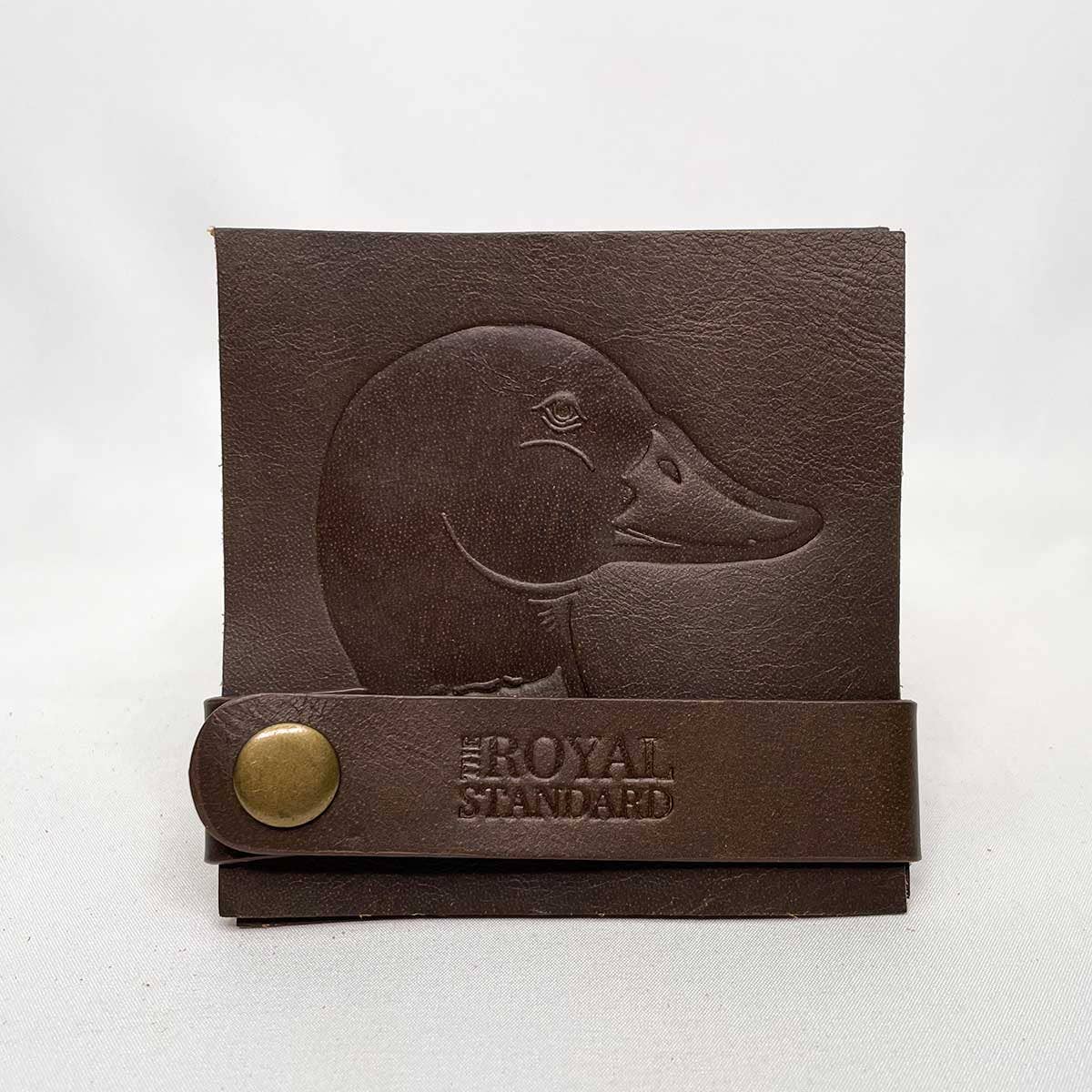 Duck Leather Embossed Coasters | The Texas Standard