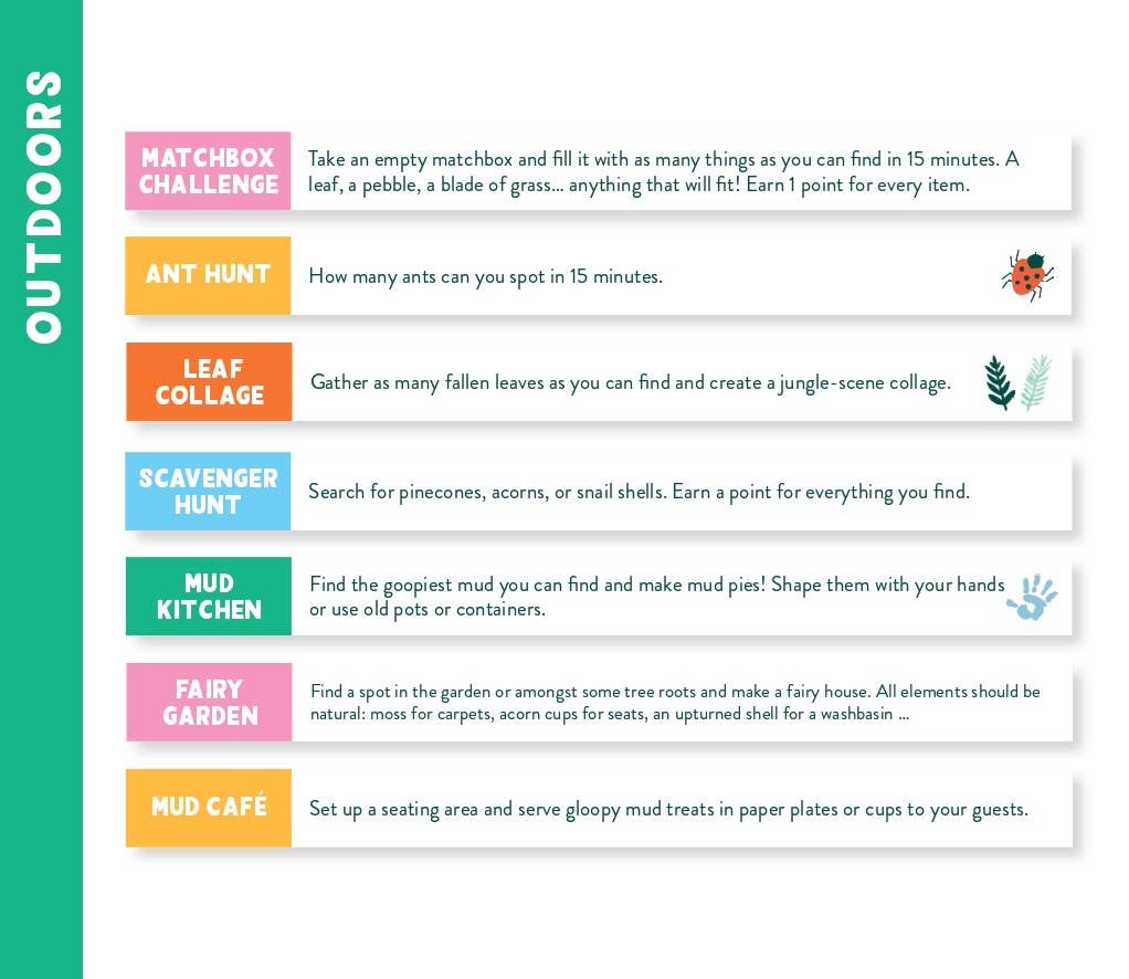 Things to do outdoors: 100 Activities | Hachette Book Group