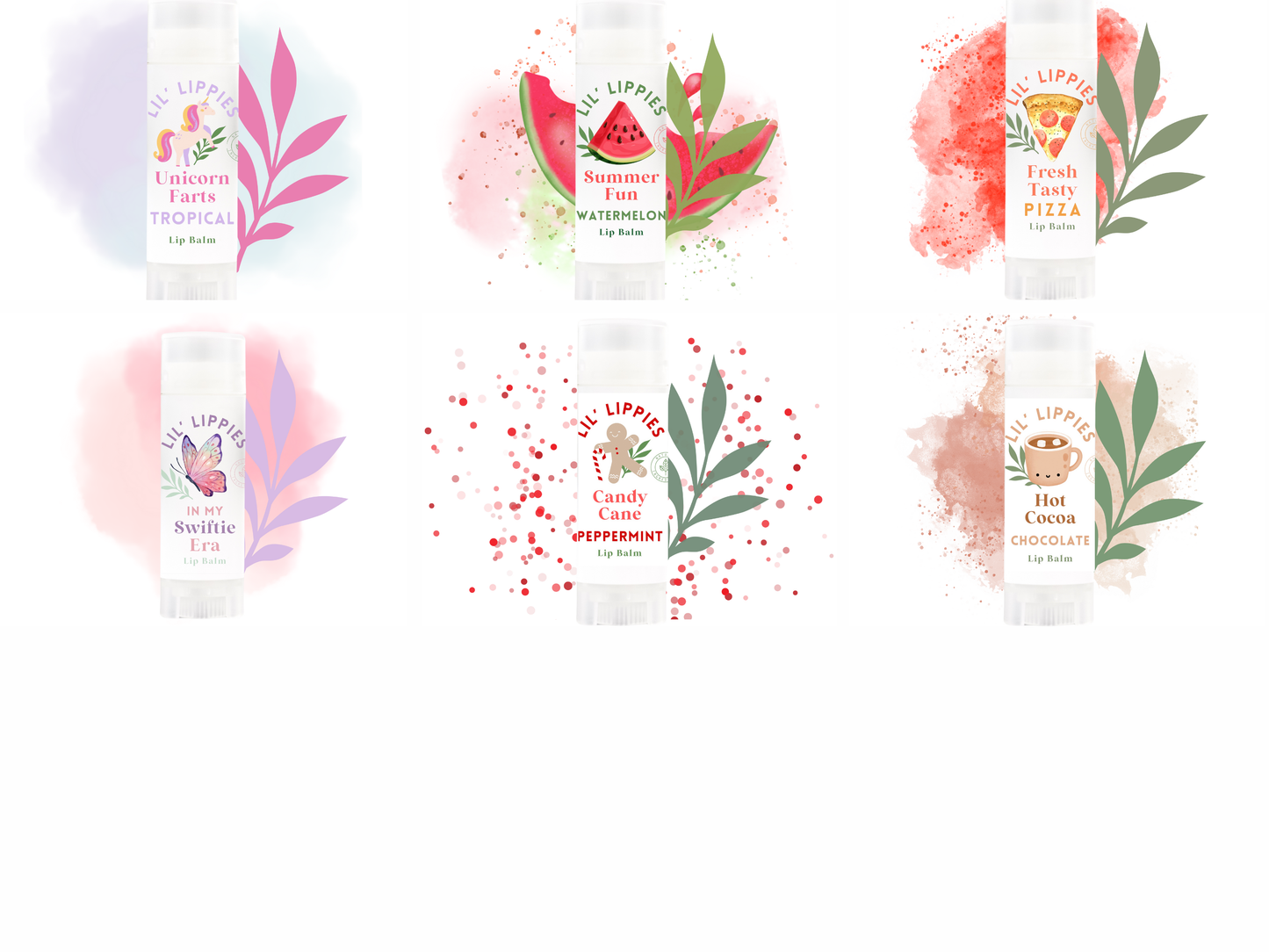 The Little Flower Soap Co - Blueberry Lip Balm - Lil' Lippies Kids