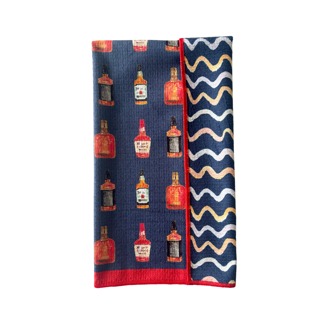 Double Sided Bourbon Trail Tea Towel
