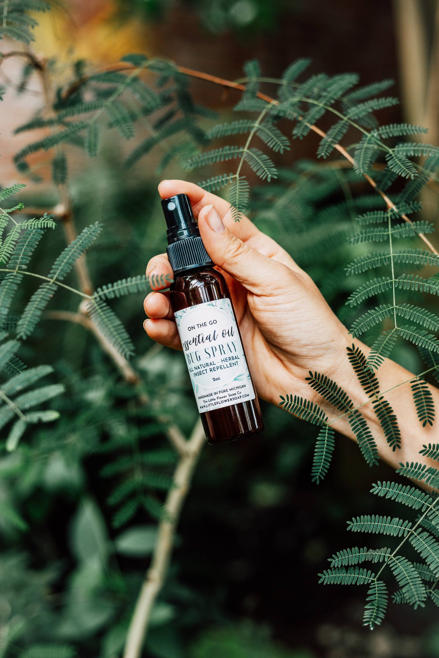 The Little Flower Soap Co - Natural Bug Spray - Hiking & Travel size