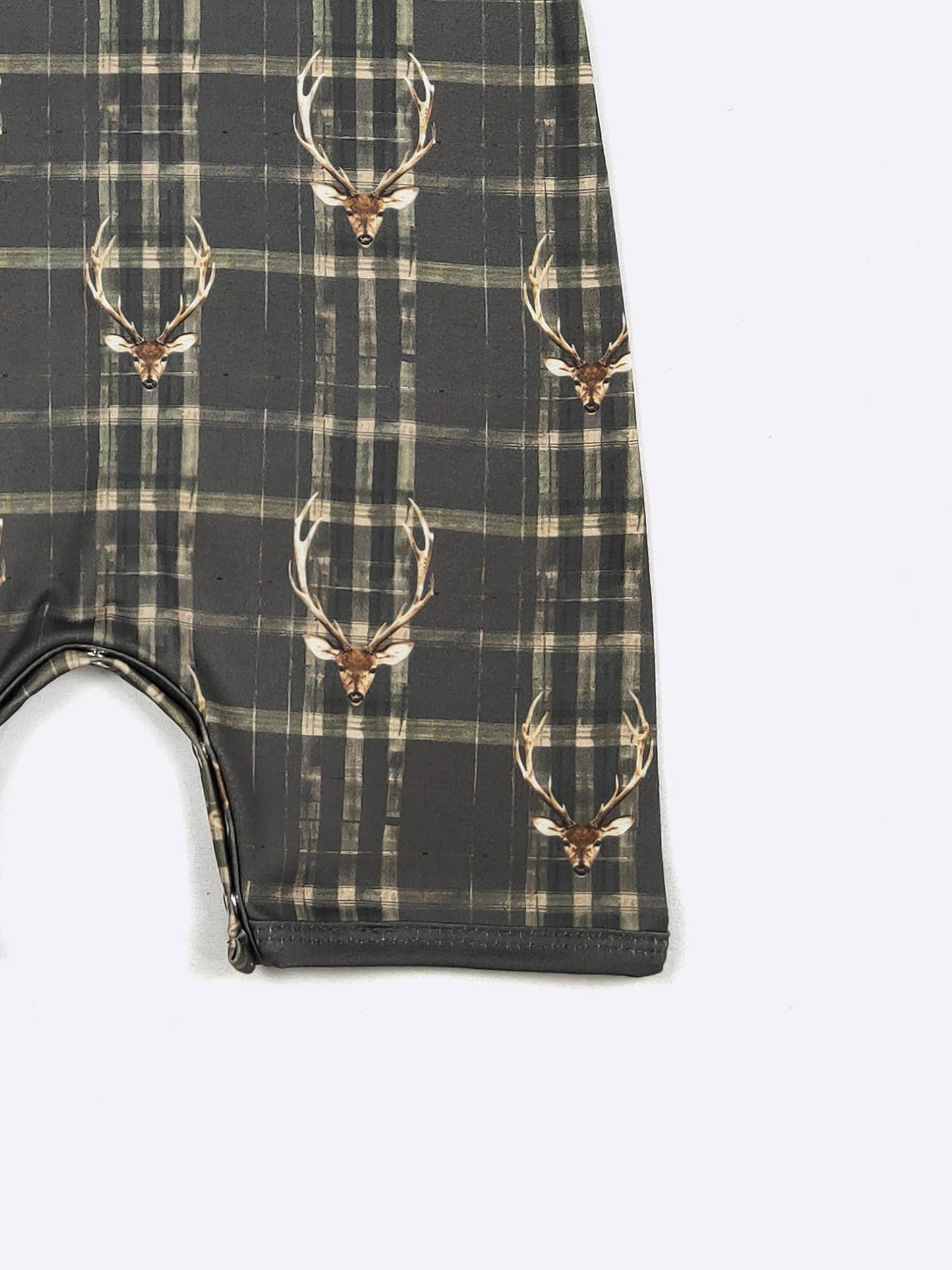 Tartan Buck Boy Romper