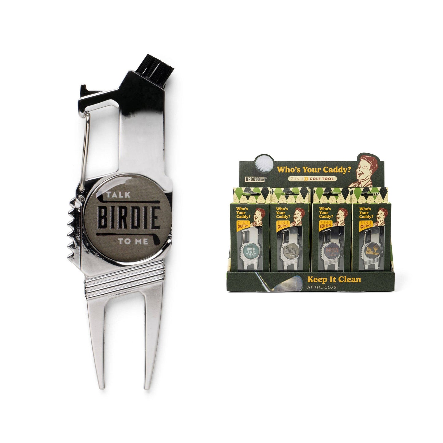 Brodeo Drive Who's Your Caddy 7-in-1 Golf Tool