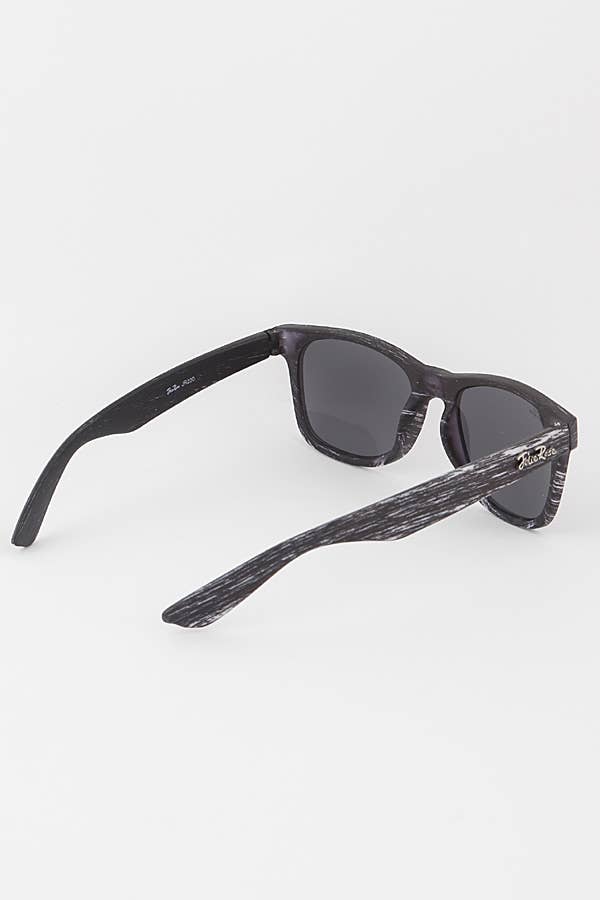 Wood Textured Wayfarer Sunglasses: MIX | SN