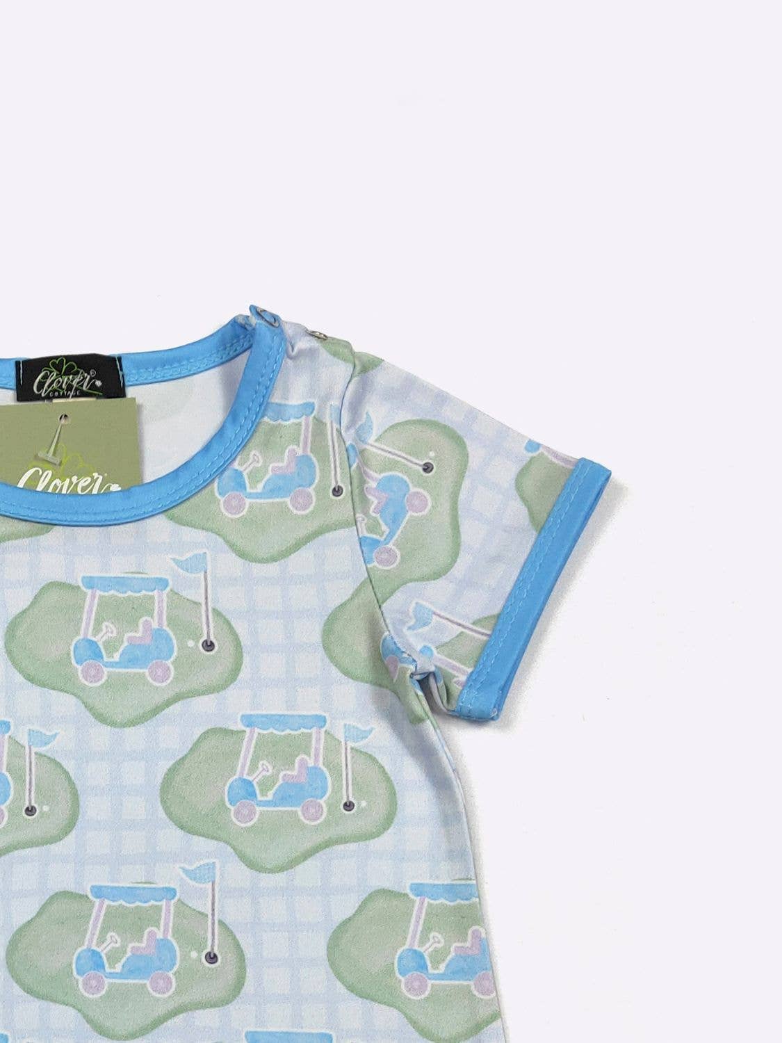 Golf Cart Boy Romper | Clover Cottage