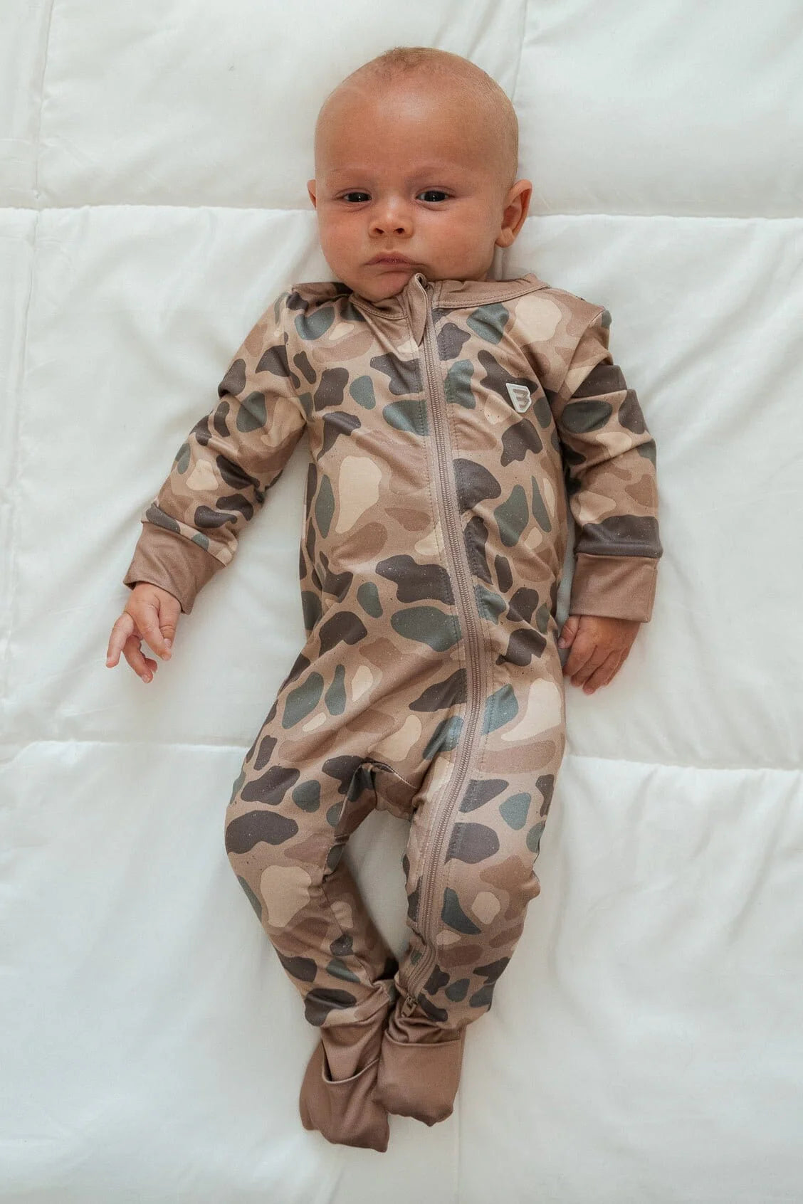 Baby Zip Up in Pintail Camo | Burlebo