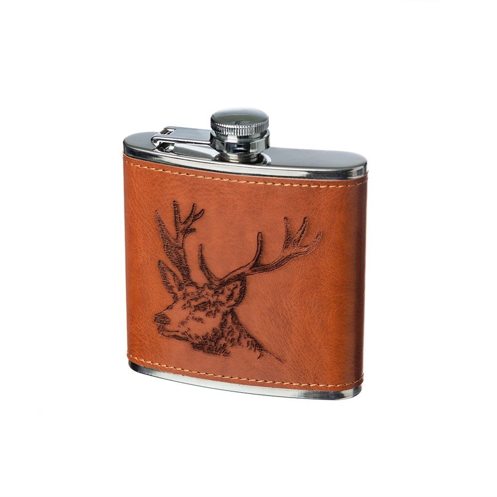 Leather Hip Flask | Selbrae