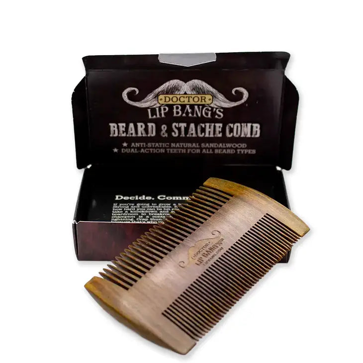 Beard & Stache Comb | Doctor Lip Bang's