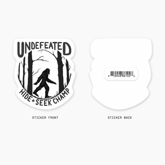 Undefeated Hide + Seek Champ Sticker | Nice Sticker