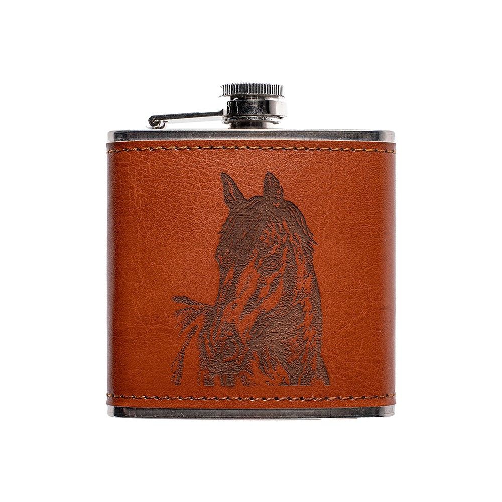 Leather Hip Flask | Selbrae