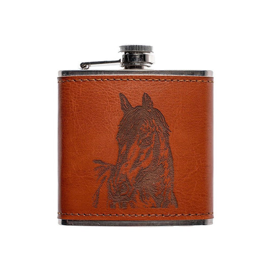 Leather Hip Flask | Selbrae