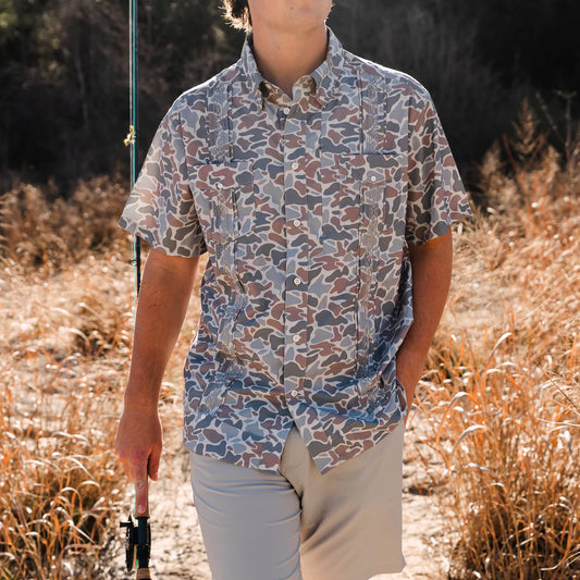 GUAYABERA LIBRE - Camo Frio| Texas Standard