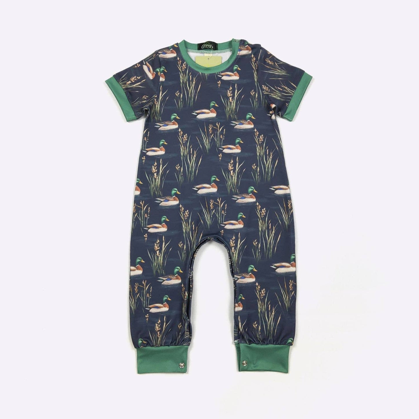 Duck Weed Boy Romper | Clover Cottage