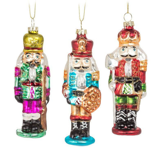 Nutcracker Ornament-3 Assorted-4.5"H
