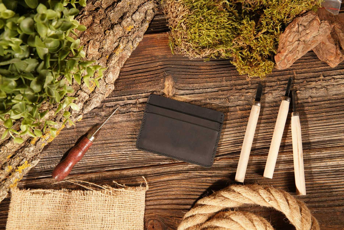 Leather Card Holder Wallet, Handmade Wallet for Men | American Leather Goods
