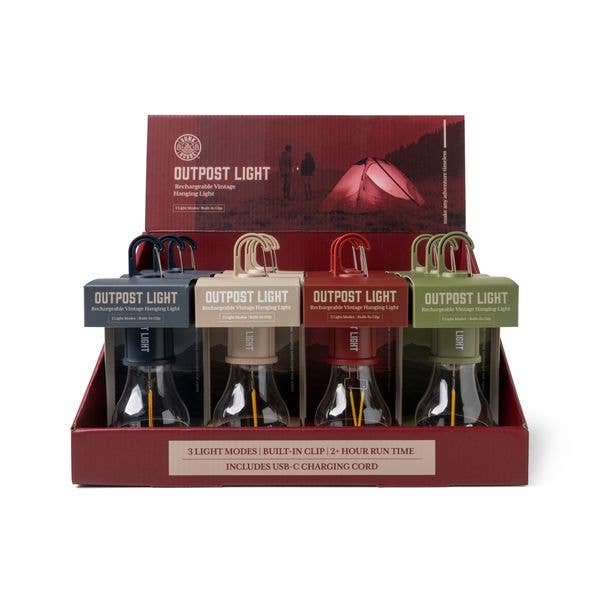 Bunk House Outpost Light Rechargeable Vintage Hanging Light