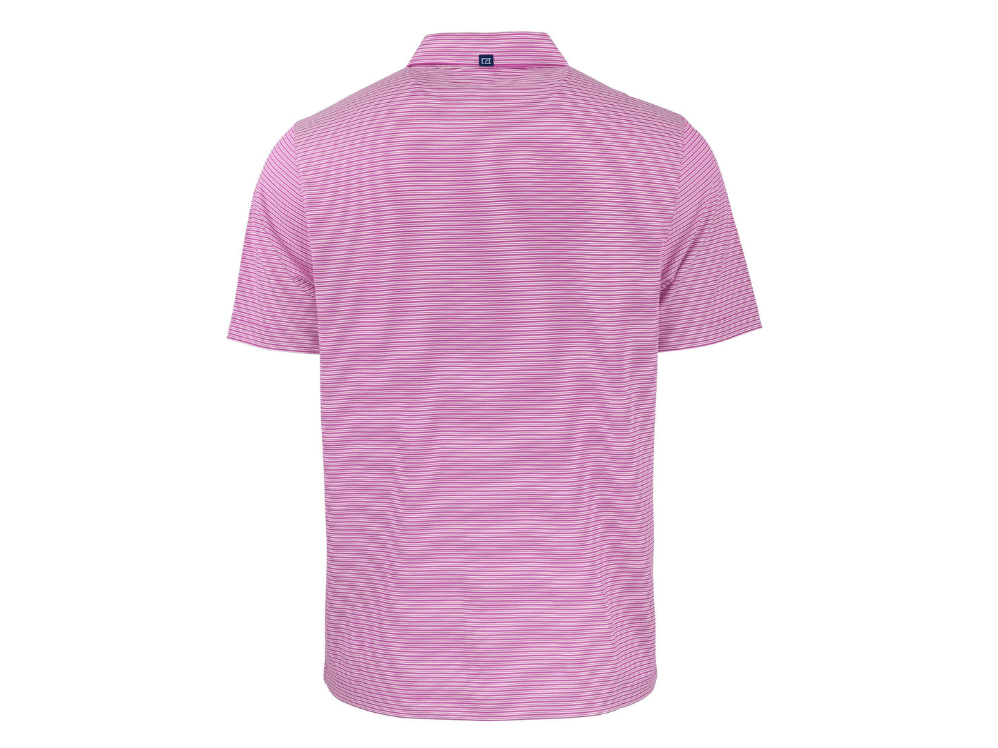Cutter & Buck Forge Eco Double Stripe Recycled Mens Polo: College Purple/White / Medium / MCK01302