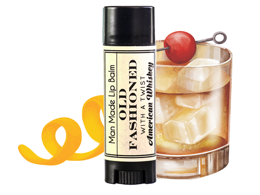 Old Fashioned Lip Balm in Whiskey | The Little Flower Soap Co