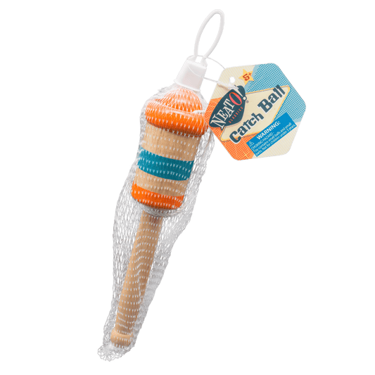 Neato! Wooden Catch Ball, Retro Toys