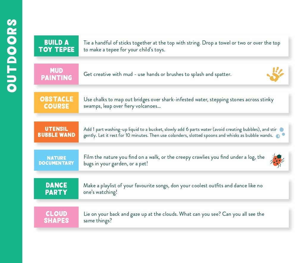 Things to do outdoors: 100 Activities | Hachette Book Group
