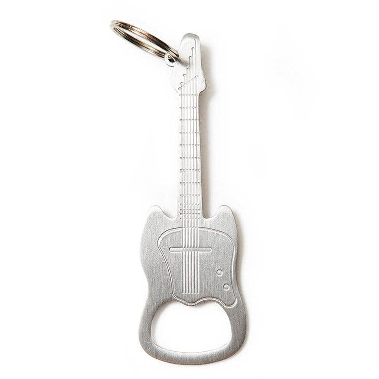 Guitar Keychain Bottle Opener | Kikkerland Design Inc
