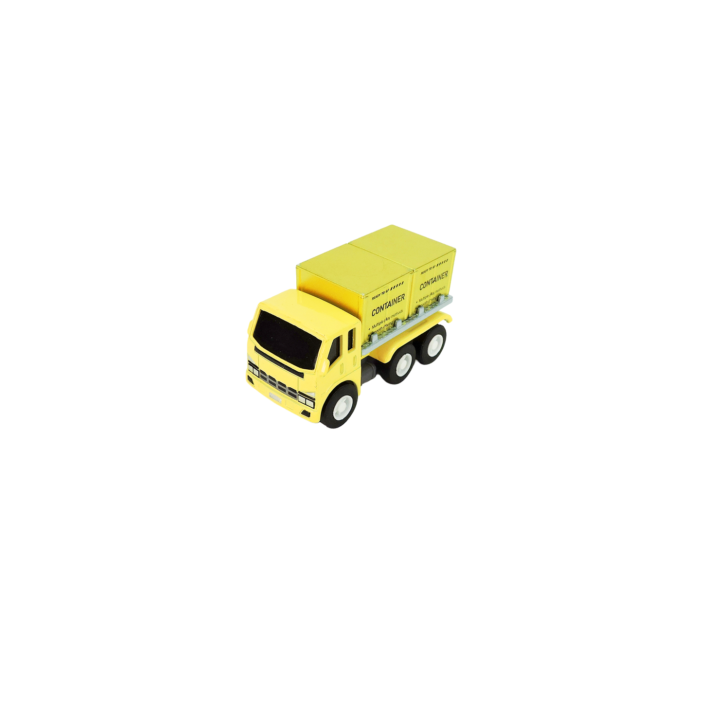 Rollin' Large Diecast Pull-Back Truck in reusable container