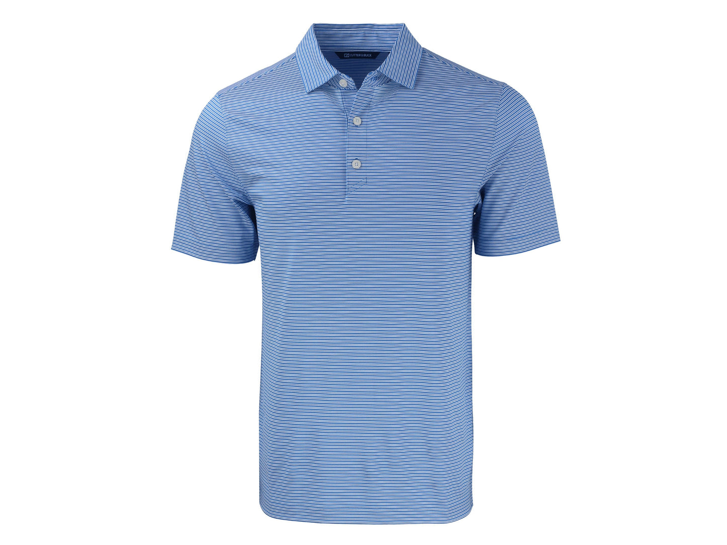 Cutter & Buck Forge Eco Double Stripe Recycled Mens Polo: College Purple/White / Large / MCK01302