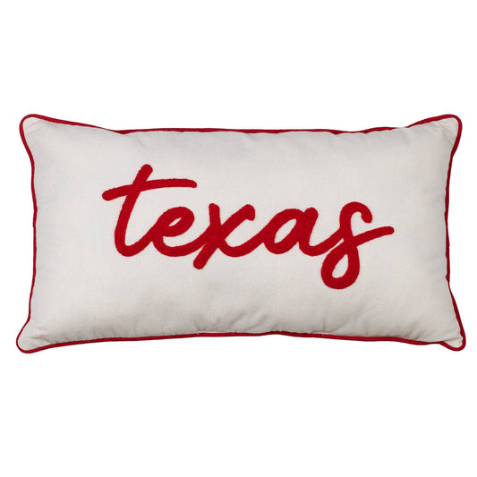 Texas Embroidered Pillow  | The Royal Standard