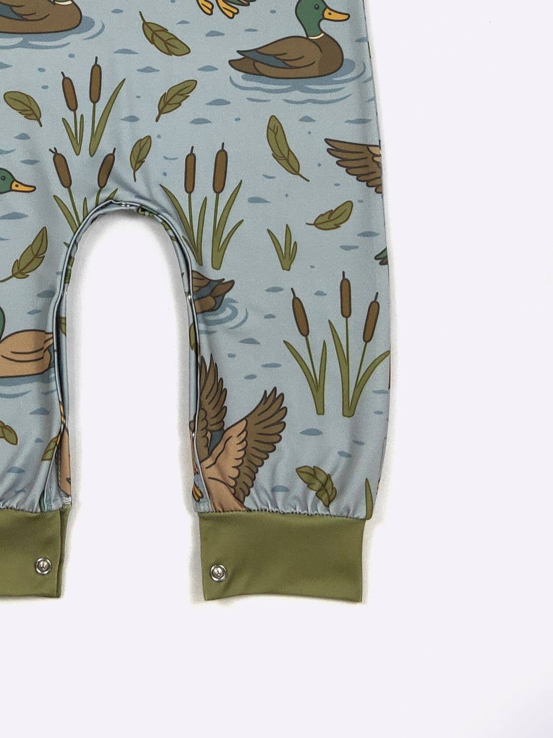 Waterfowl Wonders Boy Romper | Clover Cottage