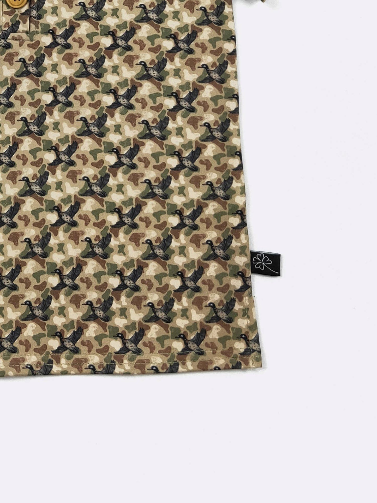 Camo Duck Boy Collar Shirt