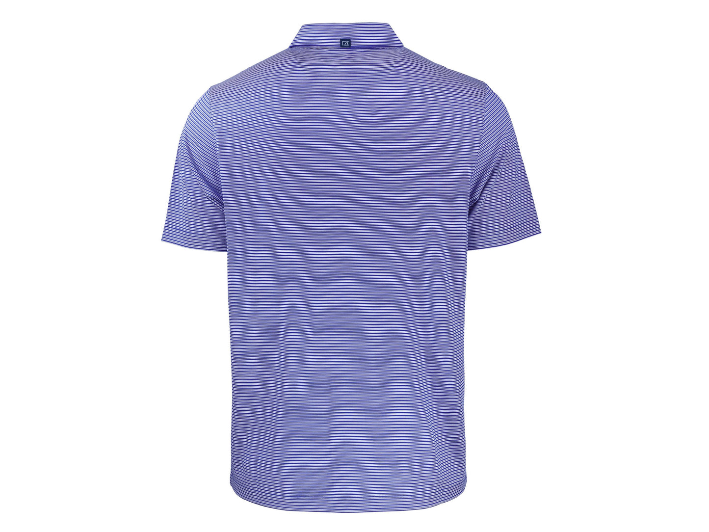 Cutter & Buck Forge Eco Double Stripe Recycled Mens Polo: College Purple/White / Medium / MCK01302