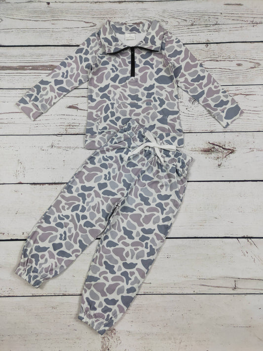 Boy Gray Camouflage Set | SK