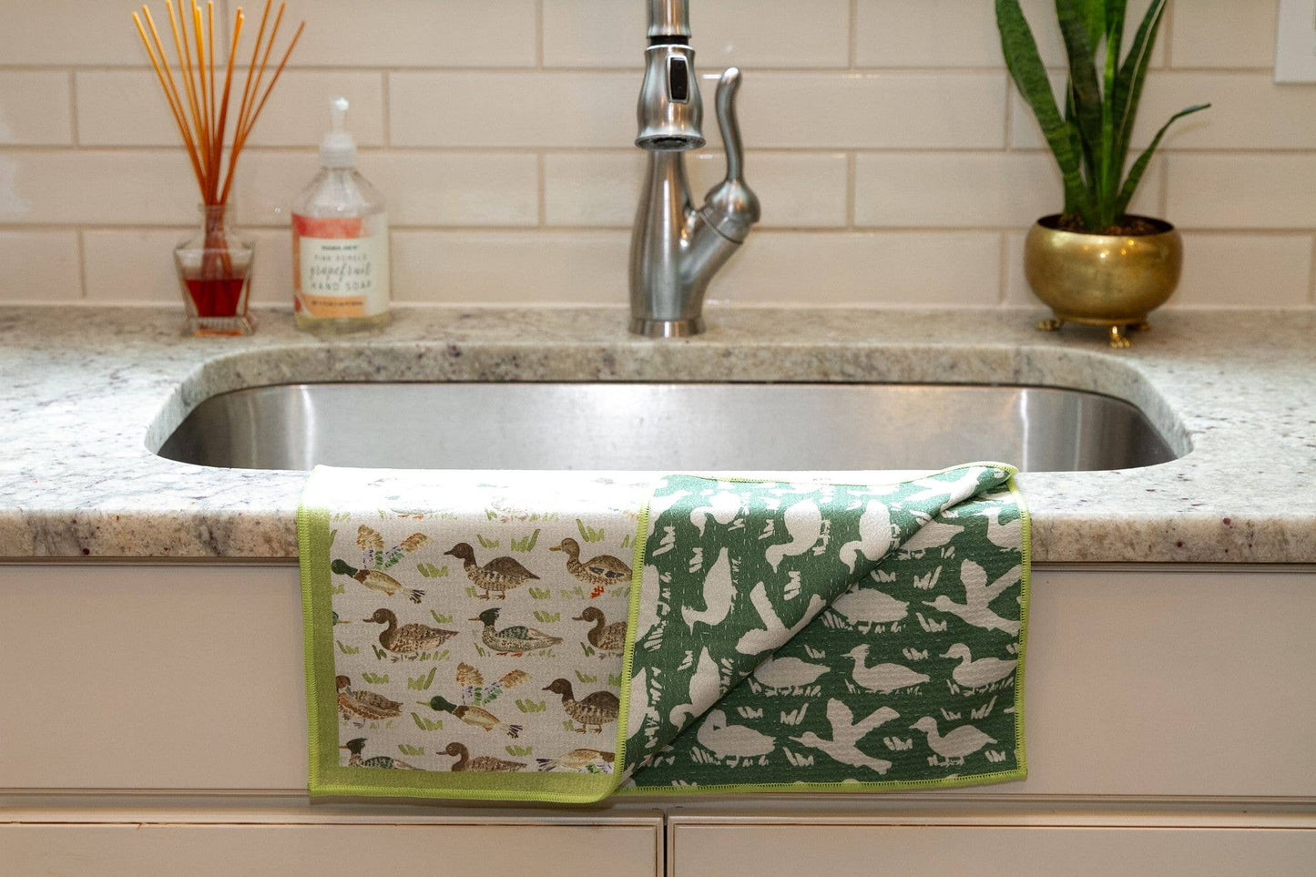 Double Sided Duck, Duck Tea Towel